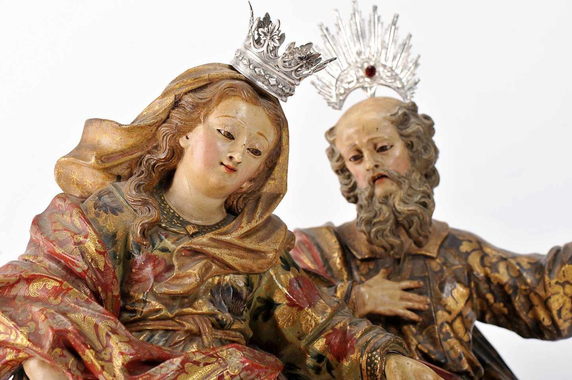 Our Lady and Saint Joseph (of Holy Kinship)Our Lady and Saint Joseph (of Holy Kinship), a pair of - Image 3 of 3