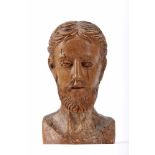 Bust of Jesus ChristBust of Jesus Christ, wooden sculpture with traces of paint, Portuguese, 17th/