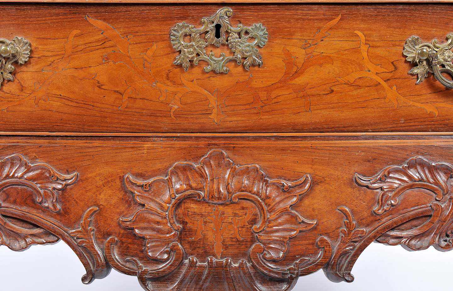 A Side TableA Side Table, D. José I, King of Portugal (1750-1777), carved Brazilian rosewood, - Image 3 of 3