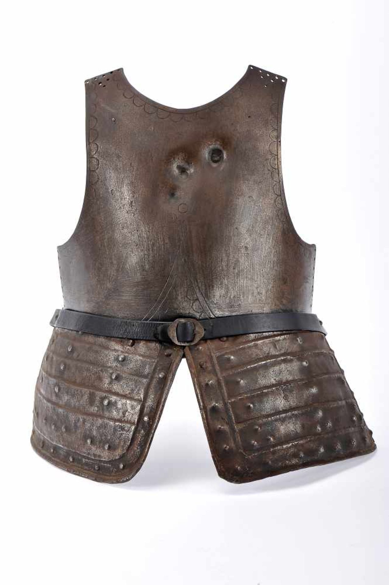 Part of a foot soldier armour