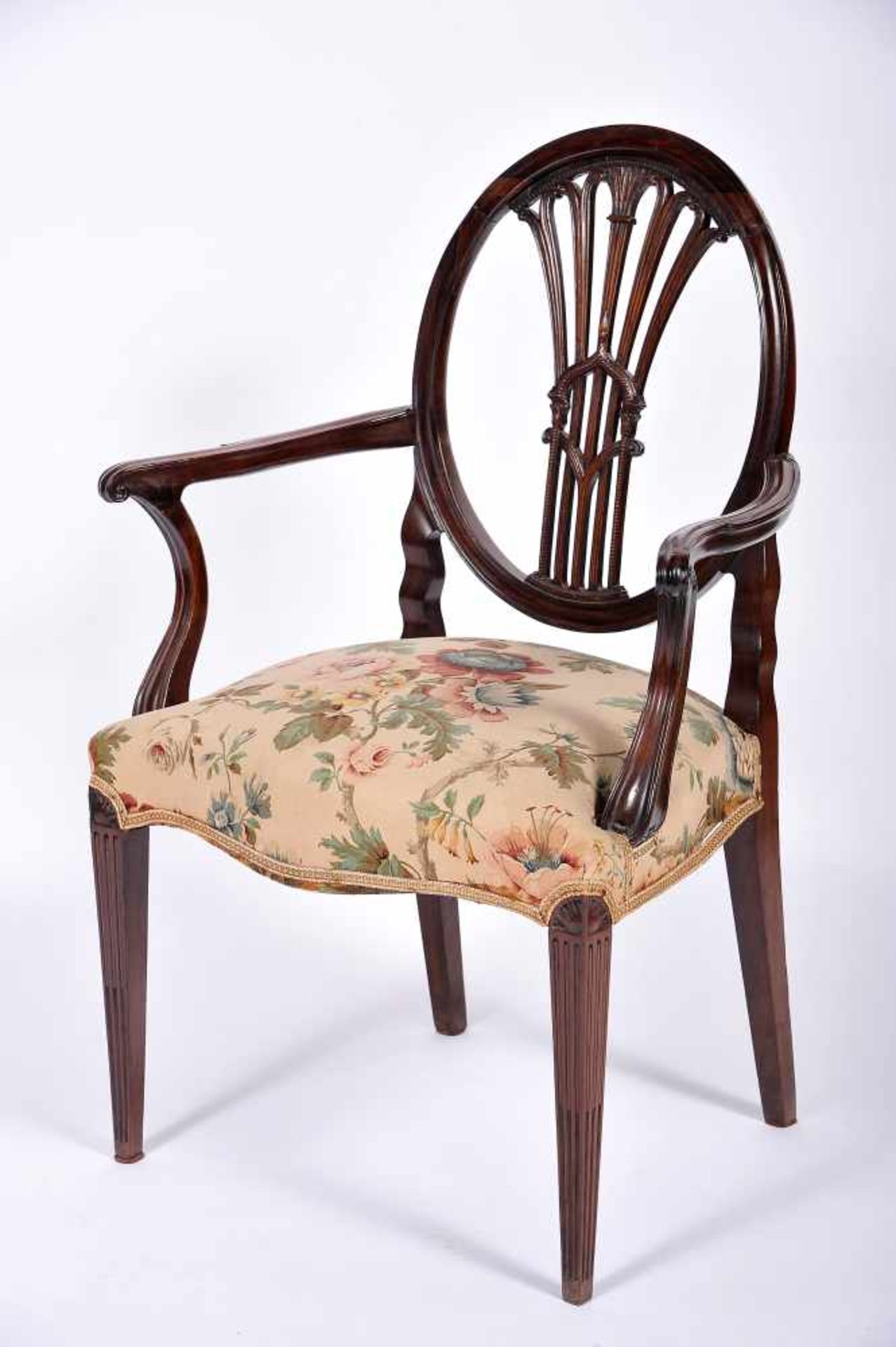 A set of six armchairs - Image 2 of 2