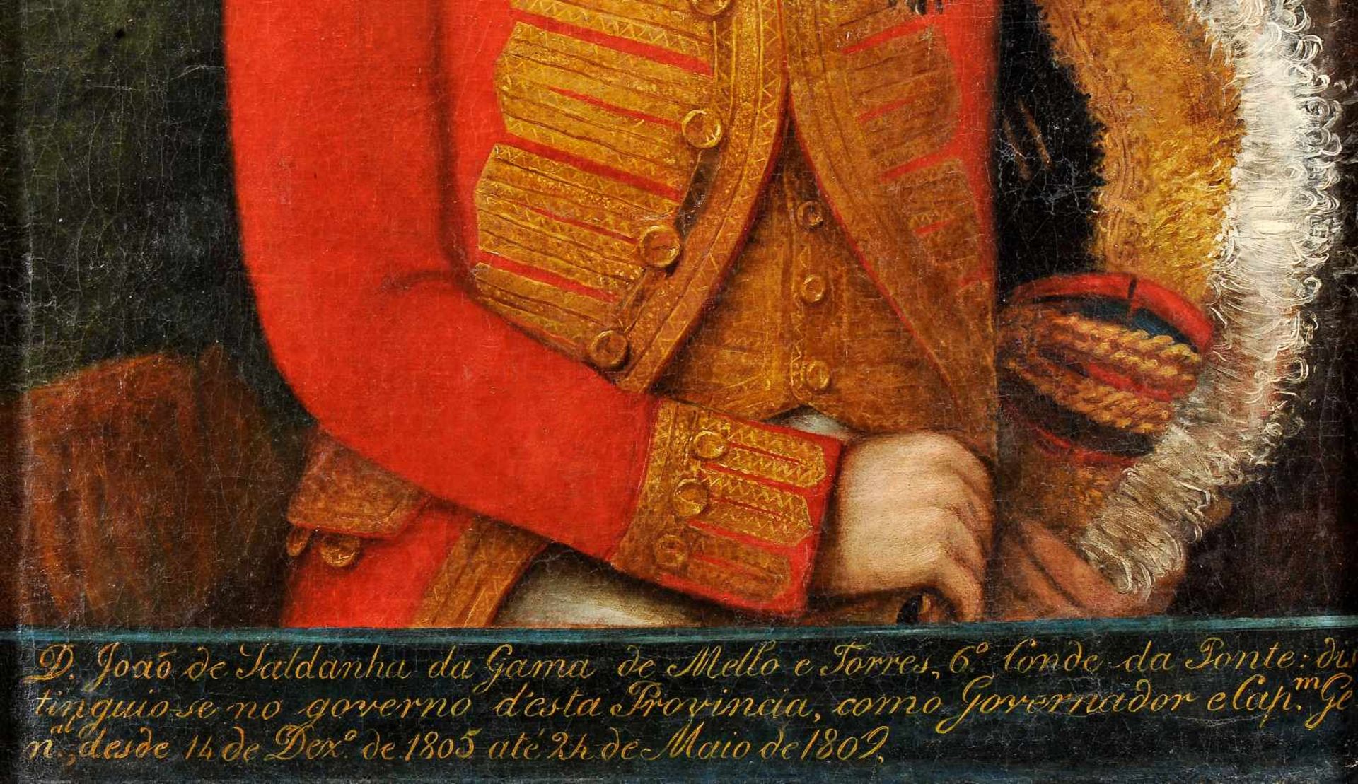 Portrait of D. João de Saldanha da Gama de Melo e Torres Guedes Brito (1773-1809), 6º Earl of Ponte - Image 2 of 3