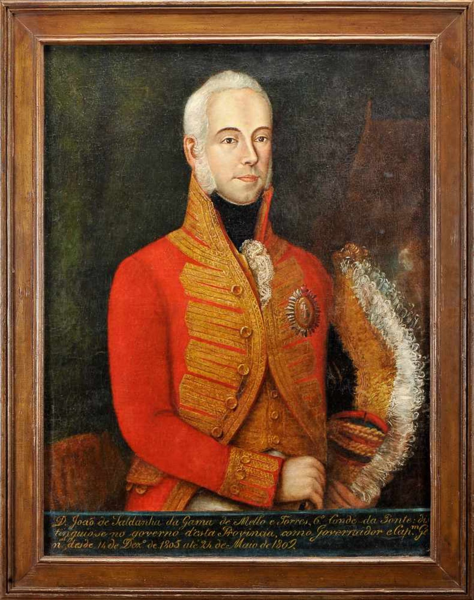 Portrait of D. João de Saldanha da Gama de Melo e Torres Guedes Brito (1773-1809), 6º Earl of Ponte