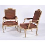 A pair of fauteuils (armchairs)