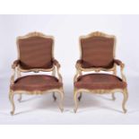 A pair of fauteuils (armchairs)