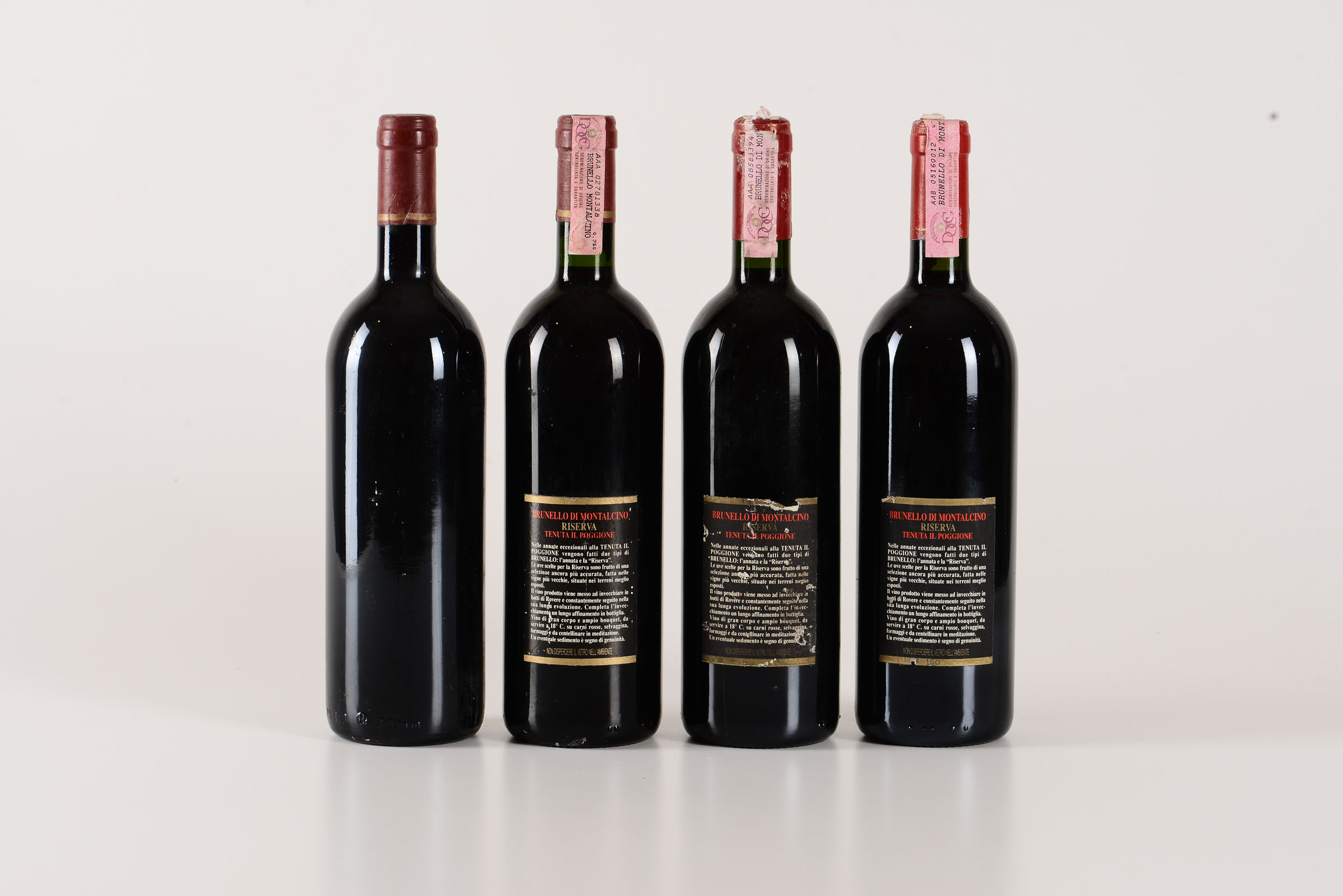 *Il Poggione, Brunello di Montalcino, riserva, - (15 Bts) 1975 1 Bt BN 1977 1 Bt [...] - Image 4 of 8