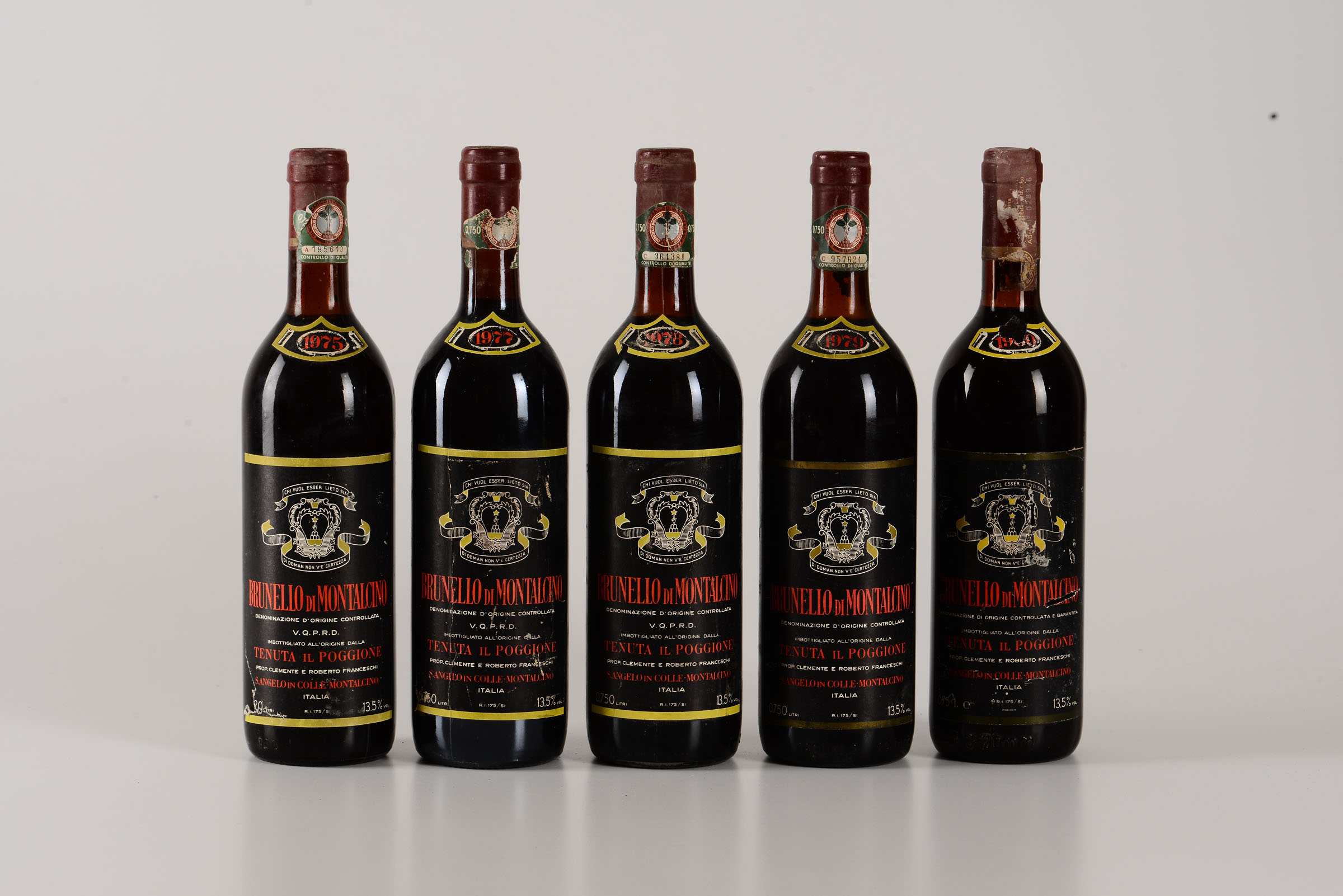 *Il Poggione, Brunello di Montalcino, riserva, - (15 Bts) 1975 1 Bt BN 1977 1 Bt [...]