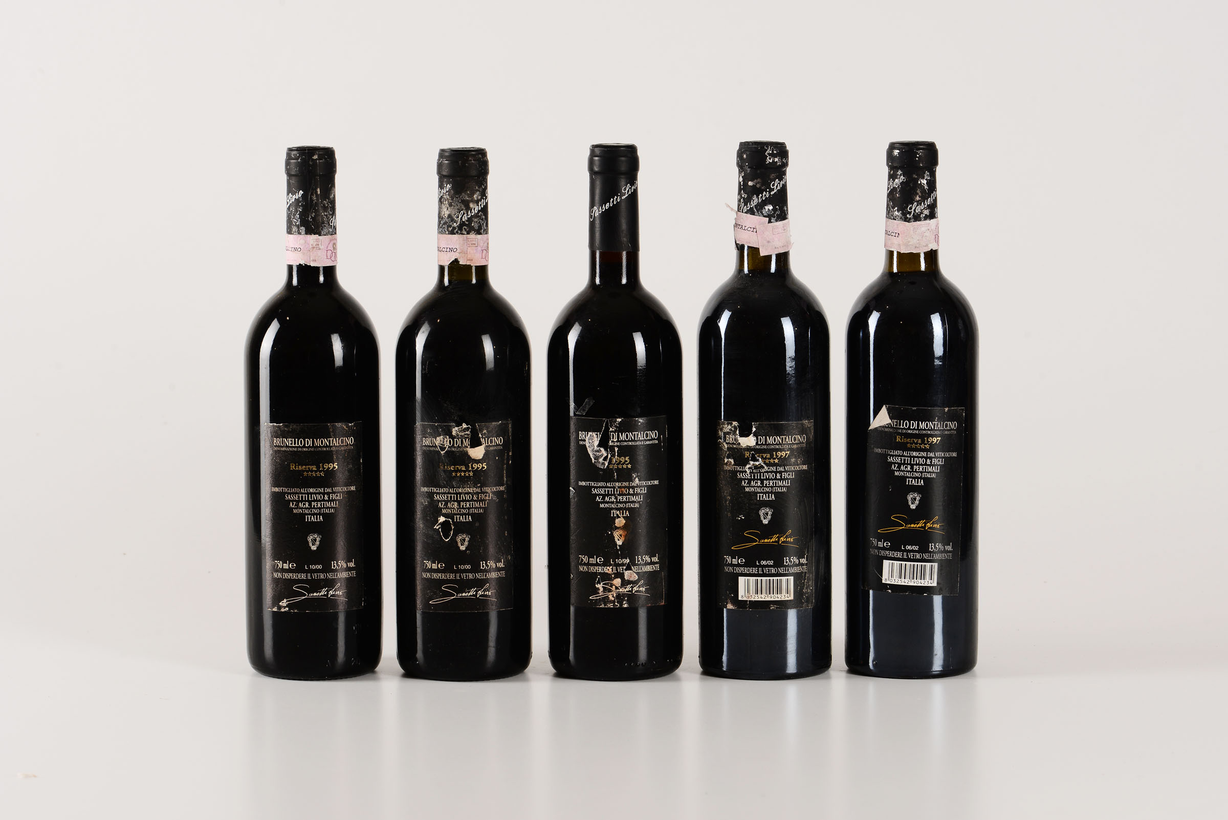 *Livio Sassetti, Brunello di Montalcino, - (5 Bts) 1995 1 Bt WN 1995 riserva 2 Bts [...] - Image 2 of 3