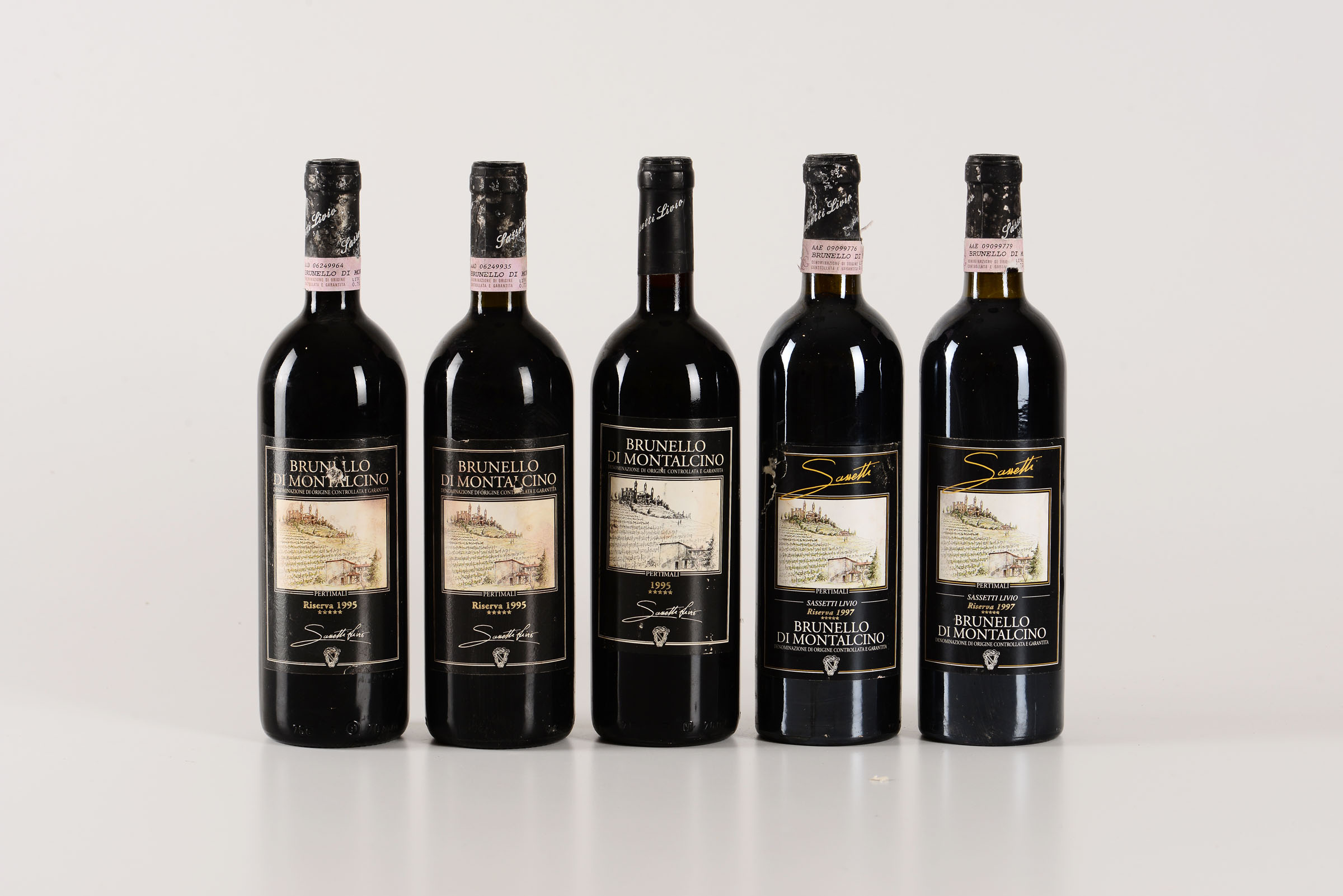 *Livio Sassetti, Brunello di Montalcino, - (5 Bts) 1995 1 Bt WN 1995 riserva 2 Bts [...]