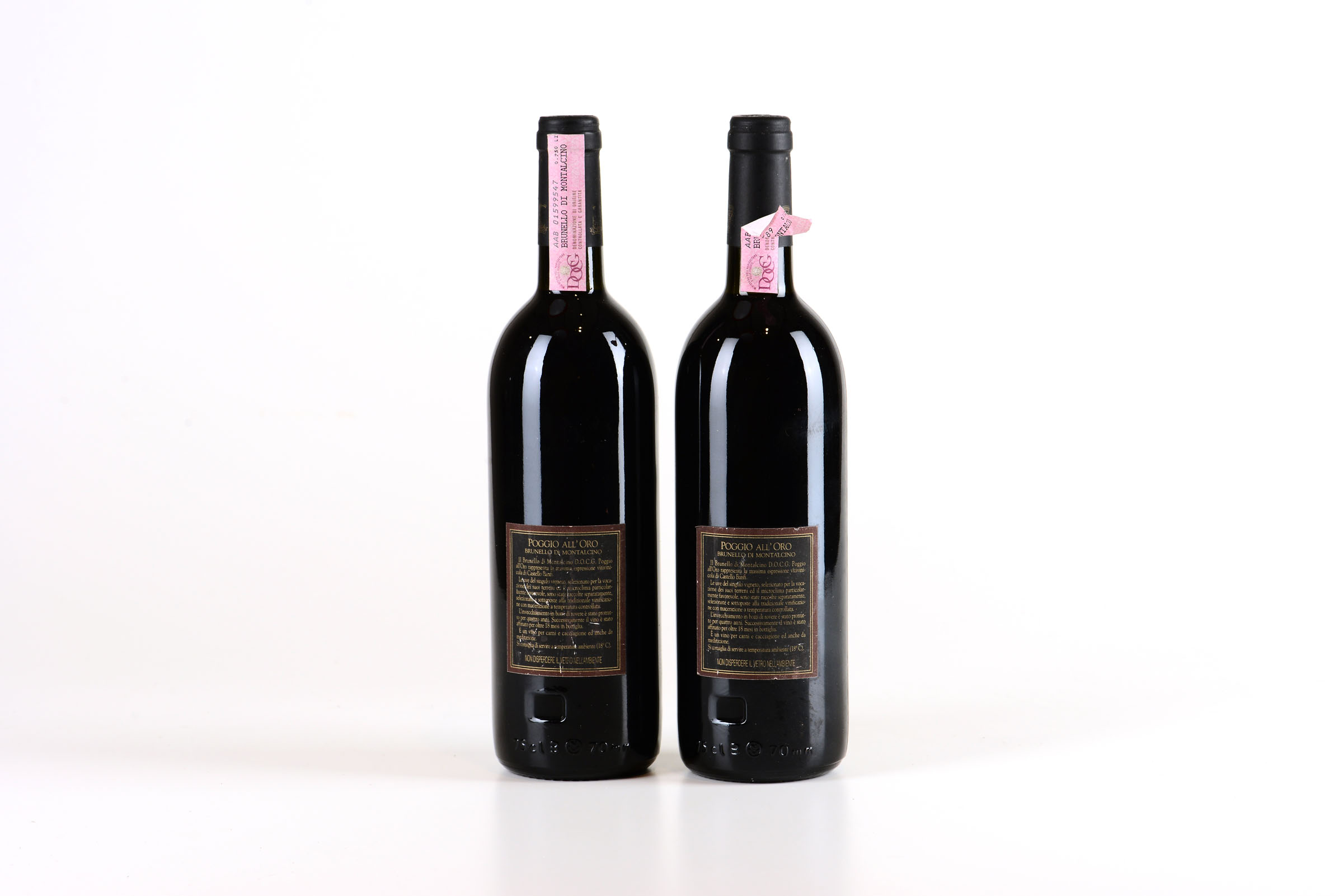 *Castello Banfi, Brunello di Montalcino, Poggio all'Oro, - (2 Bts) 1985 2 Bts BN , [...] - Image 2 of 3