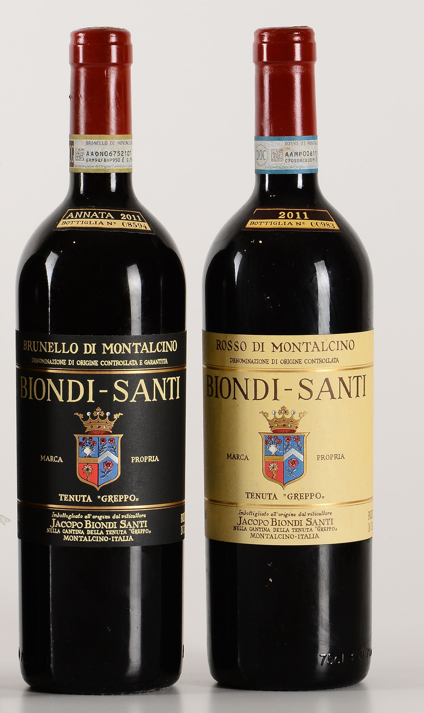 *Biondi Santi, Il greppo, - (2 Bts) Brunello di Montalcino 2011 1 Bt WN Rosso di [...]