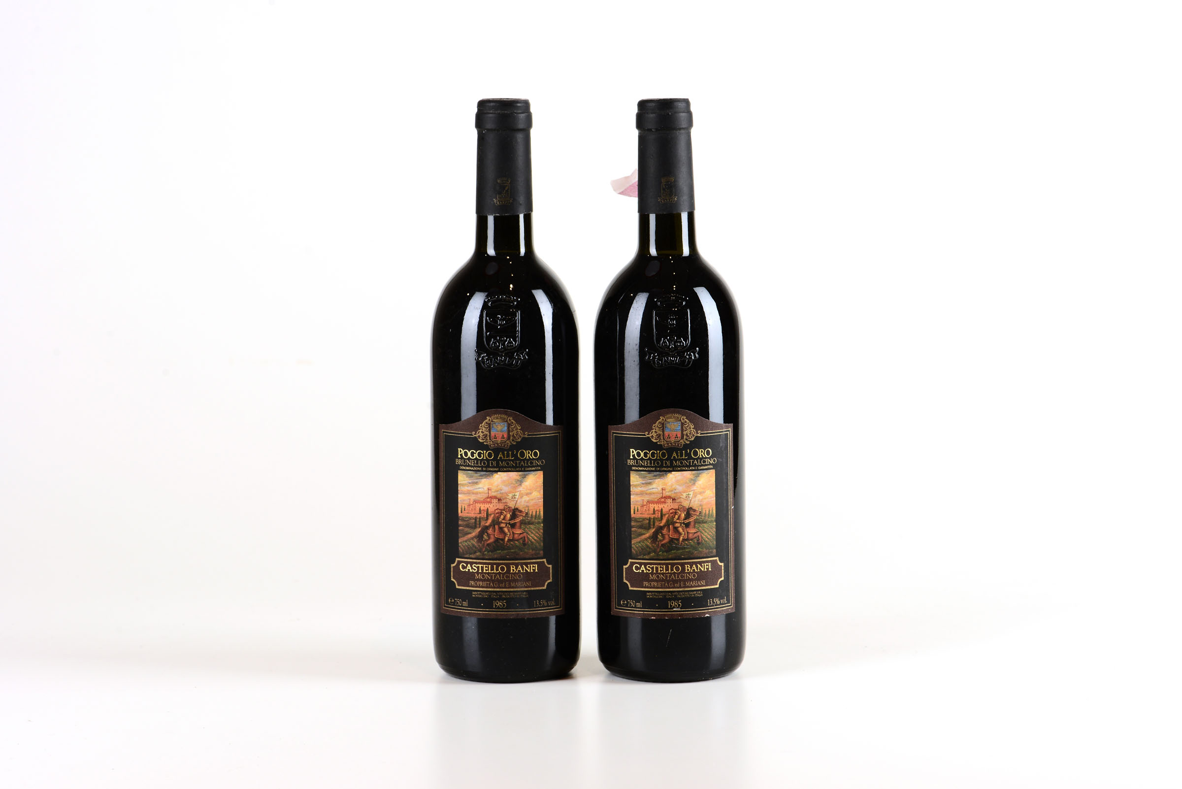 *Castello Banfi, Brunello di Montalcino, Poggio all'Oro, - (2 Bts) 1985 2 Bts BN , [...]