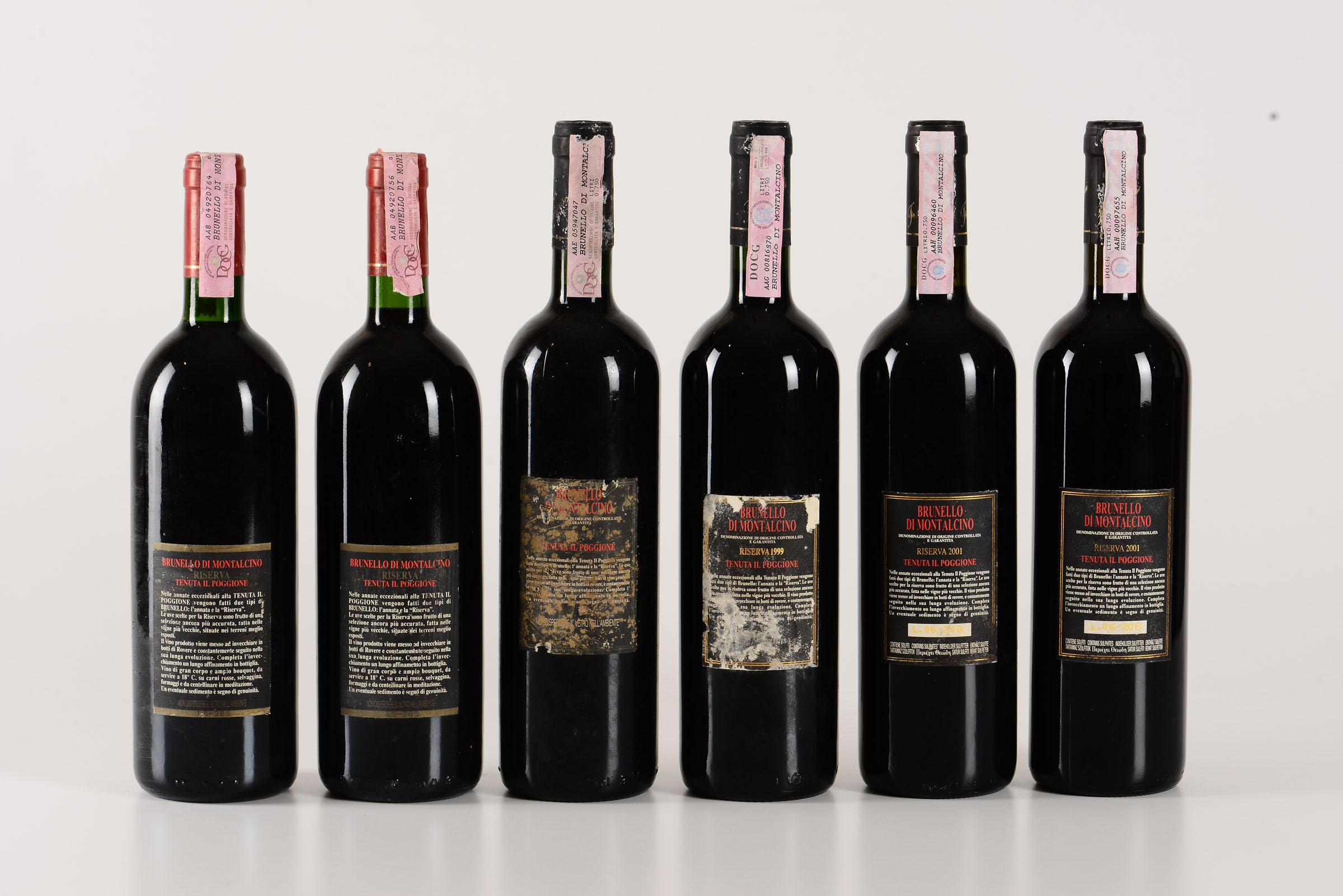 *Il Poggione, Brunello di Montalcino, riserva, - (15 Bts) 1975 1 Bt BN 1977 1 Bt [...] - Image 5 of 8