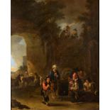 Andries Both (Utrecht 1611/12 - Venezia 1641), Scena di popolani con vendita di [...]