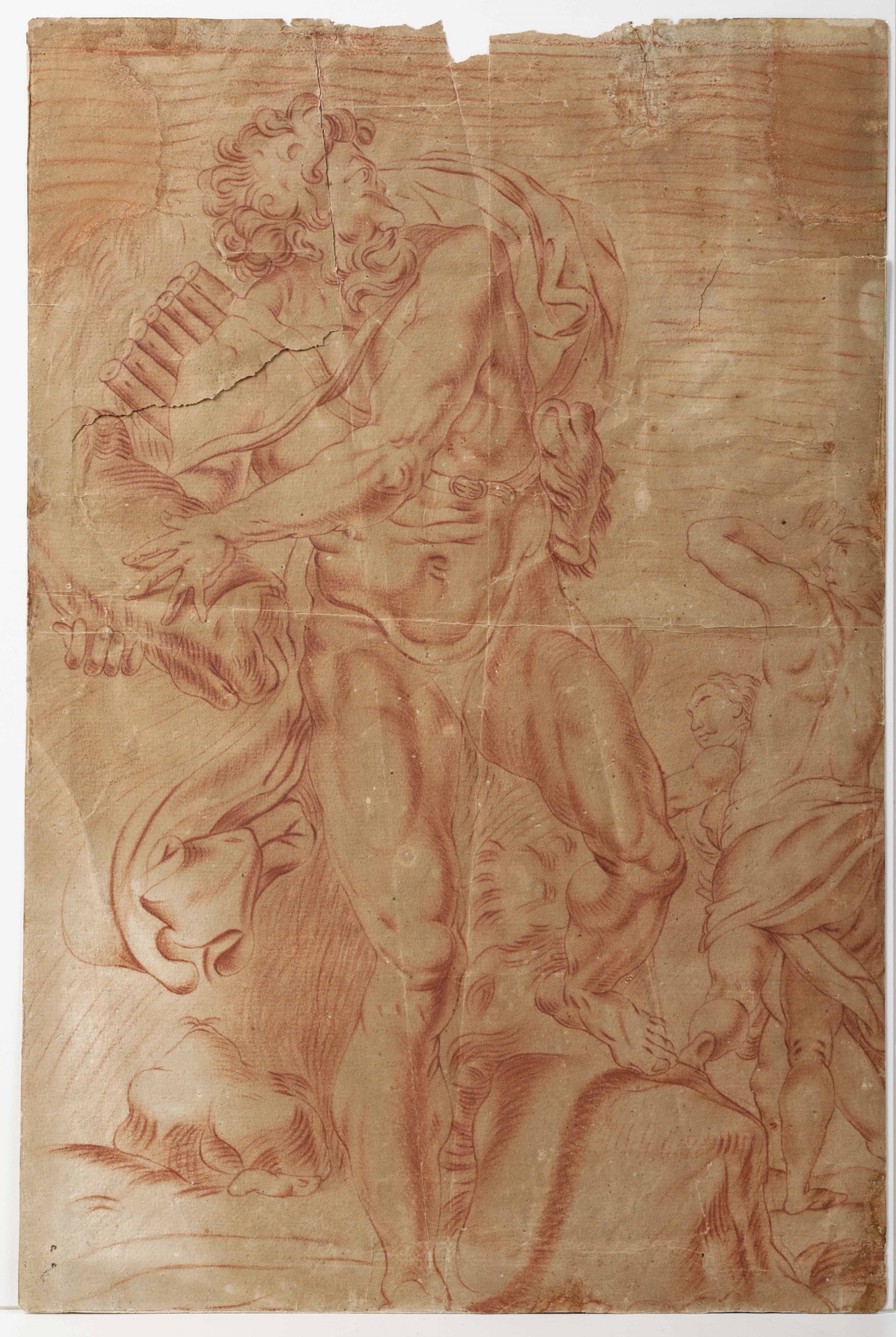 Annibale Carracci (Bologna 1560 - Roma 1609), copia da, Polifemo e Aci - recto-verso, [...]
