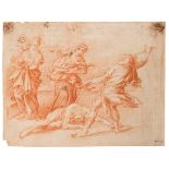 Scuola senese del XVII secolo, La decollazione del Battista Ritratto - recto-verso, [...]