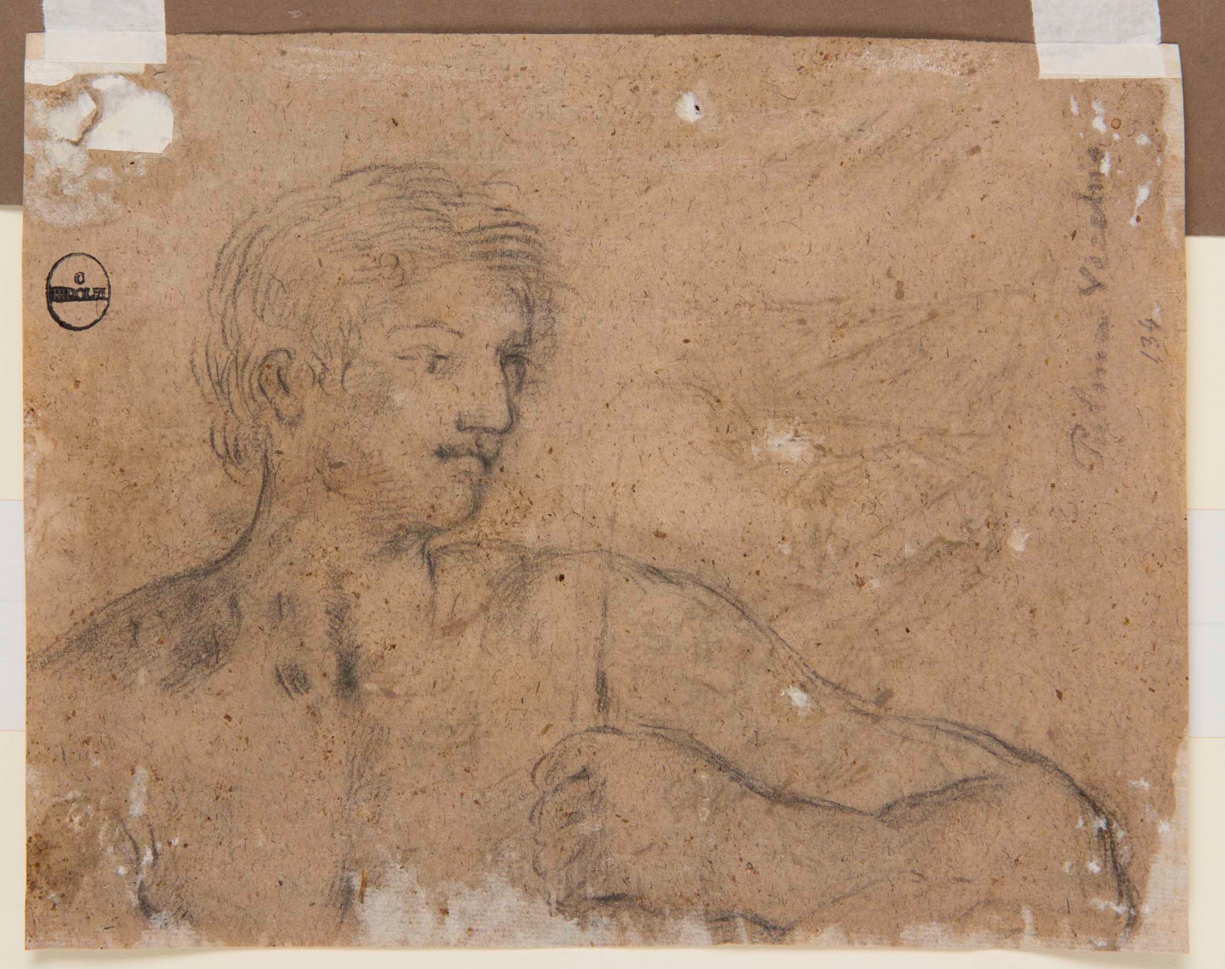 Scuola veneta del XVII secolo, Monaci flagellanti Studio di figure - recto-verso, [...] - Image 2 of 2