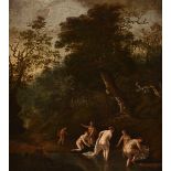 Cornelis van Poelenburgh (Utrecht 1594-1667), Diana scopre la gravidanza di Callisto [...]