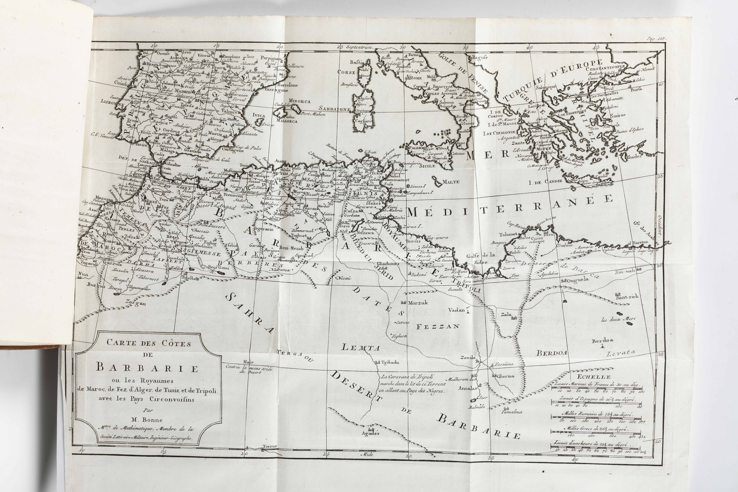 Janver, Bellin, Bonne, e altri cartografi, Atlante miscellaneo di carte [...] - Image 2 of 4