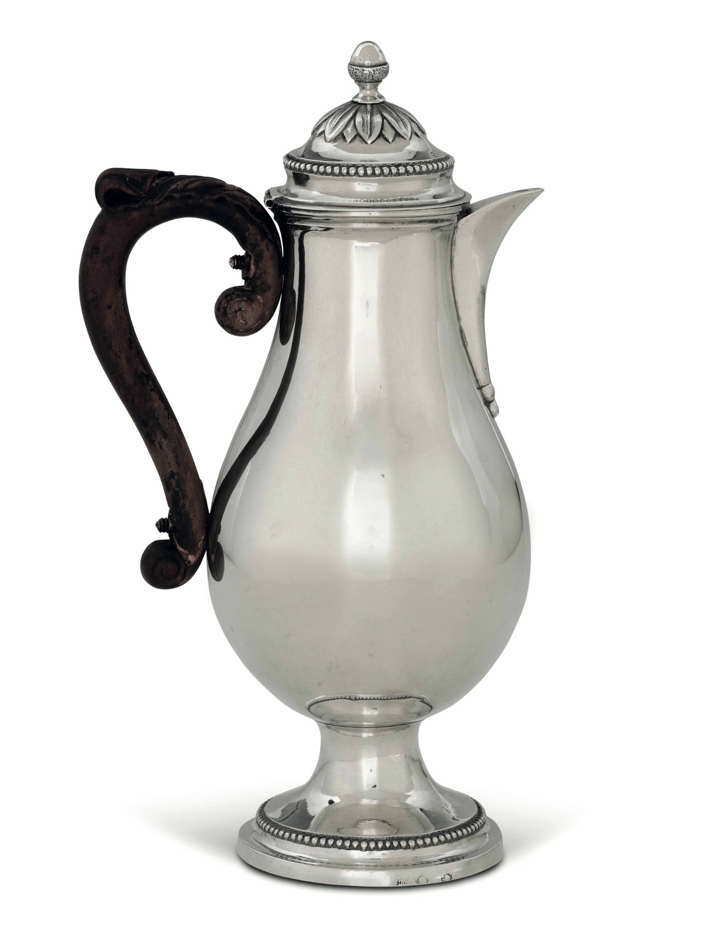 A silver coffee pot, Milan late 1700s - Molten, embossed, chiselled and engraved [...]