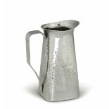 A silver jug - 750gr, H 22cm. -