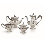 A tea and coffee set, Milan, 1900s - A tea and coffee set in silver, made by [...]