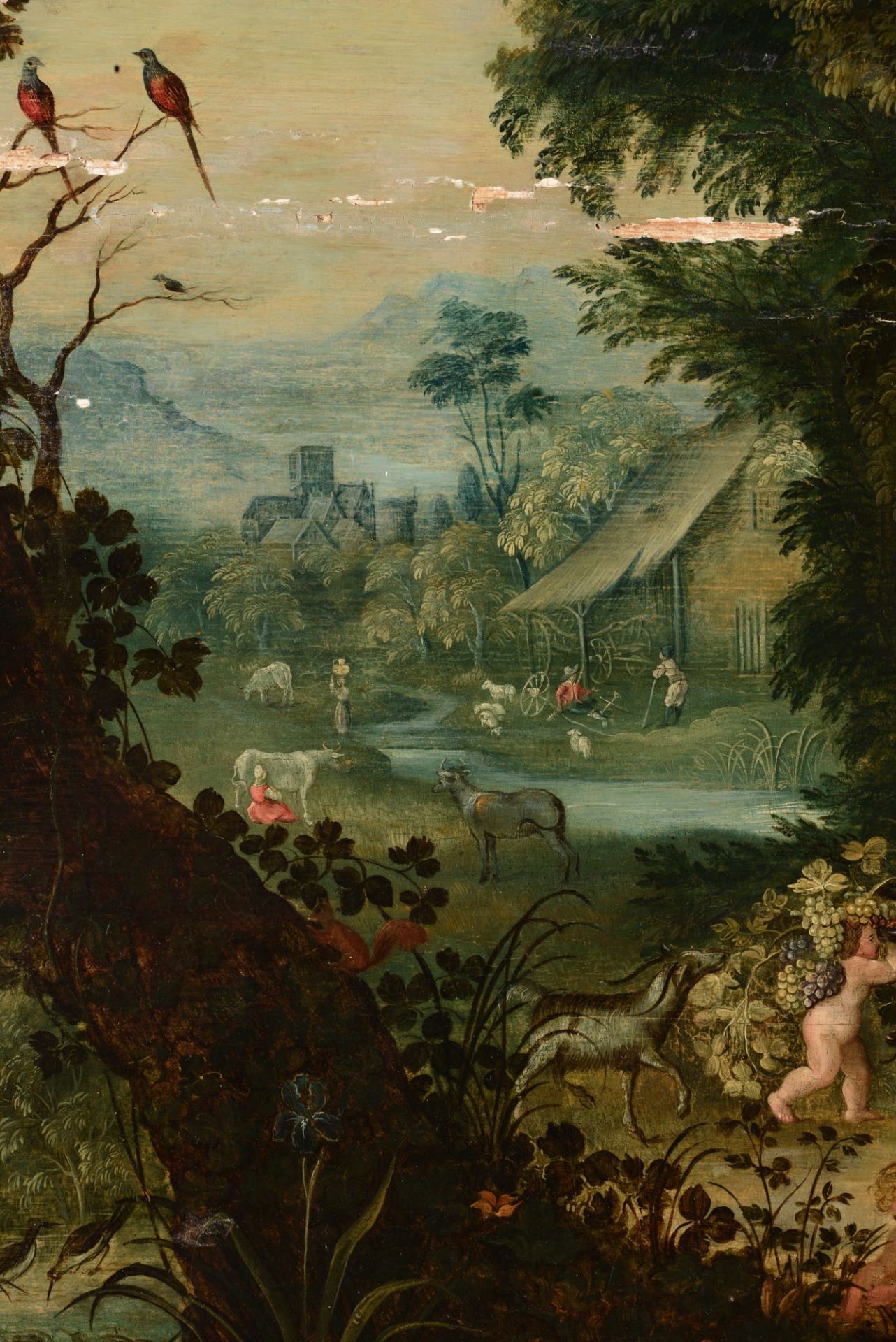 Ferdinand Van Kessel (Anversa 1648 - Madrid 1696), Diana e Cerere - olio su tavola, [...] - Bild 6 aus 11