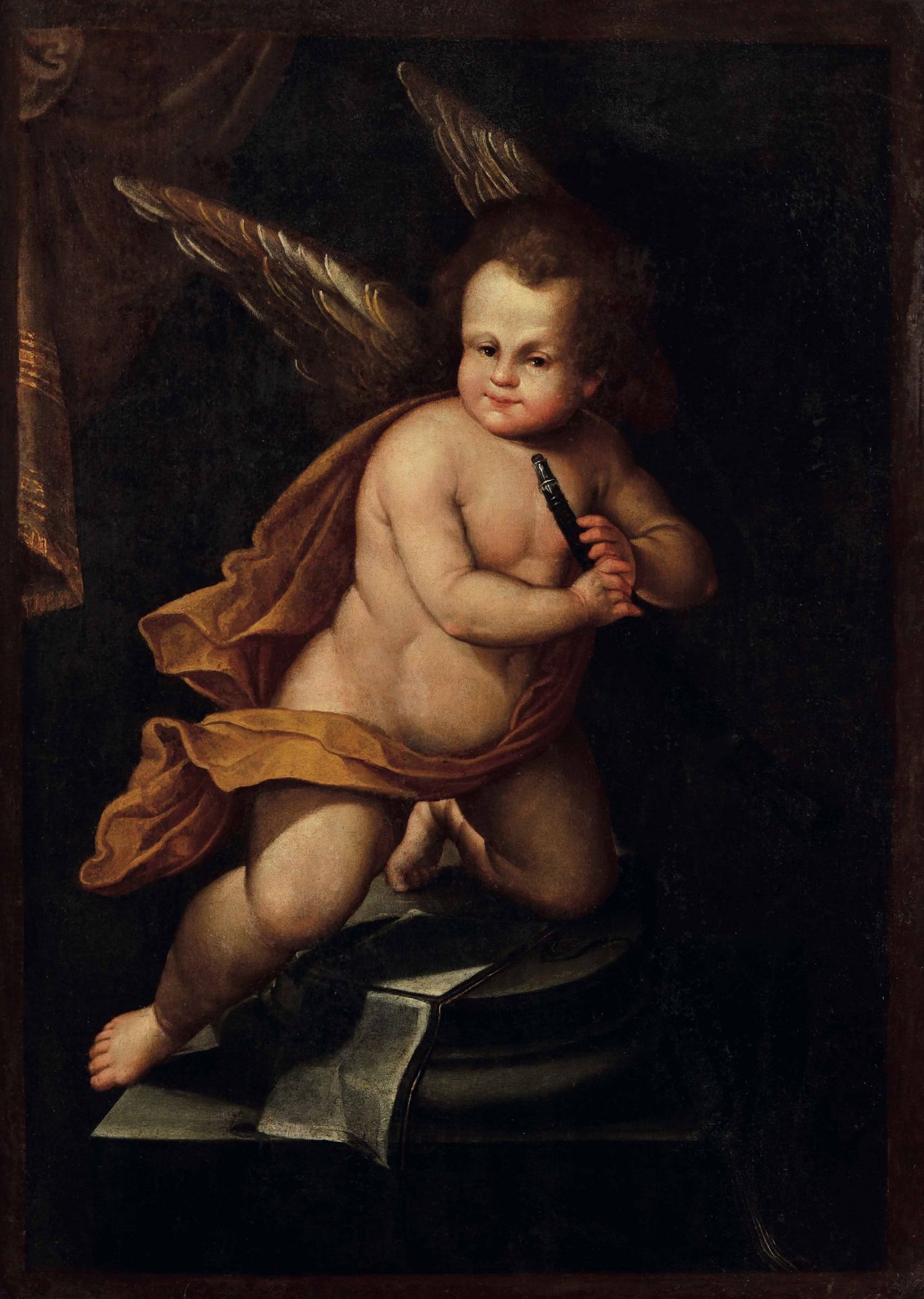 Scuola dell'Italia settentrionale dell'inizio del XVII secolo, Putti musicanti - [...] - Bild 2 aus 4