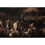 Luca Giordano (Napoli 1634-1705), copia da, La traversata del Mar Rosso - olio su [...]