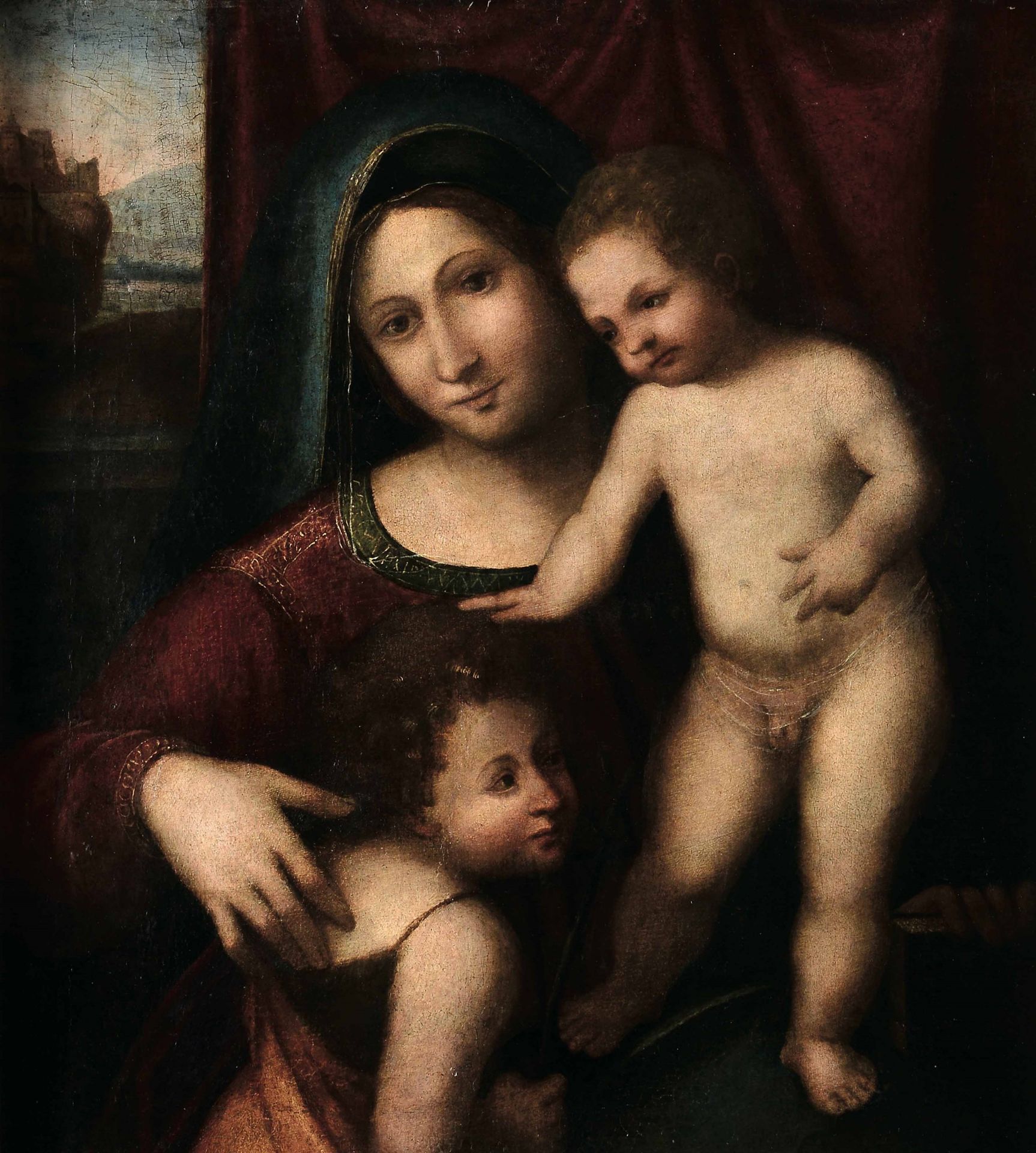 Gianfrancesco Tura detto Tura Mantovano (Mantova 1485 ca–1542 ca), Madonna con [...]