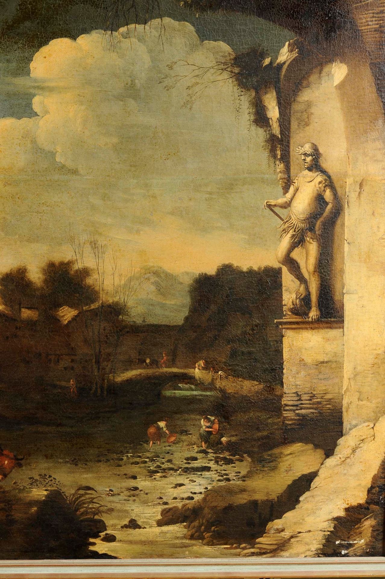 Antonio Travi detto il Sestri (Genova 1608-1665), Paesaggio con rovine e figure - [...] - Bild 3 aus 4