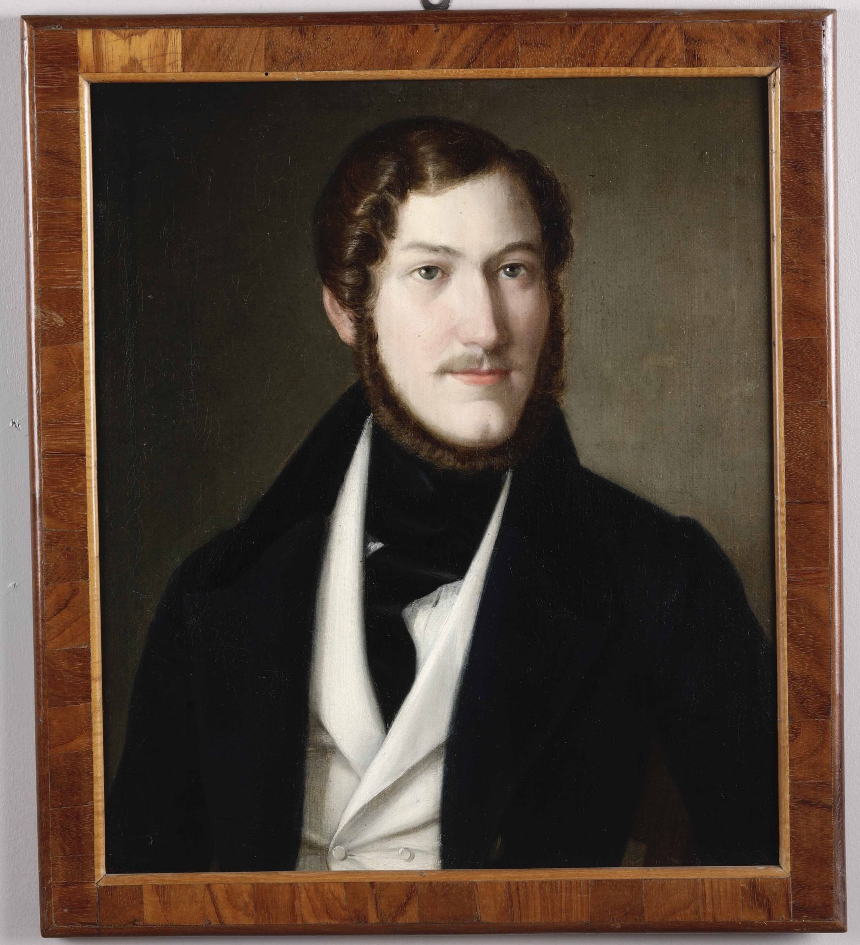 Artista della prima metà del XIX secolo, Giovane gentiluomo con barba e baffi in [...]