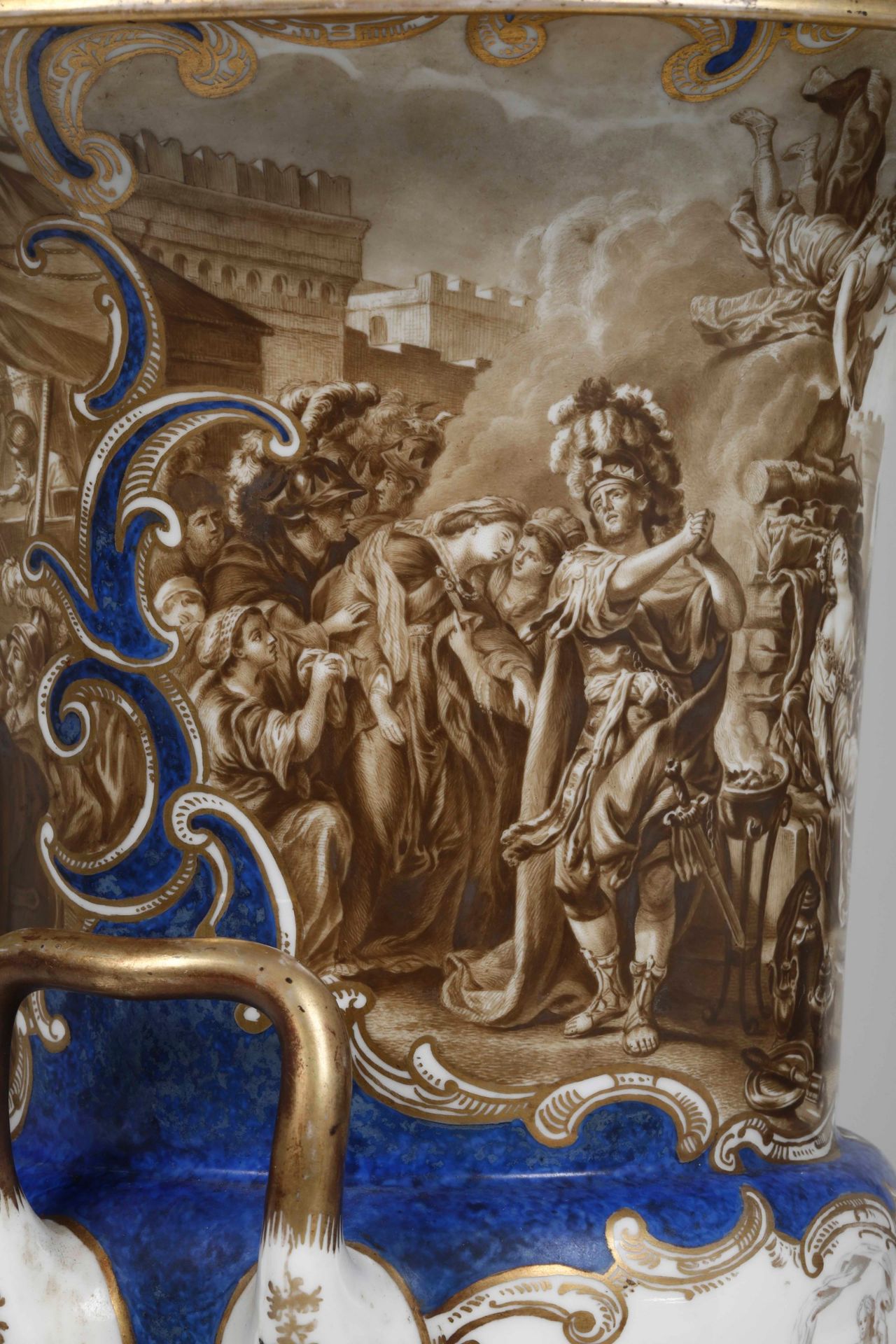 Vaso a cratere con coperchio Berlino, seconda metà del XIX secolo , - Porcellana. [...] - Bild 8 aus 12