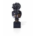 Busto di Antinoo Bronzo Scultore del XIX-XX secolo, - altezza cm 30, con base cm 38 [...]