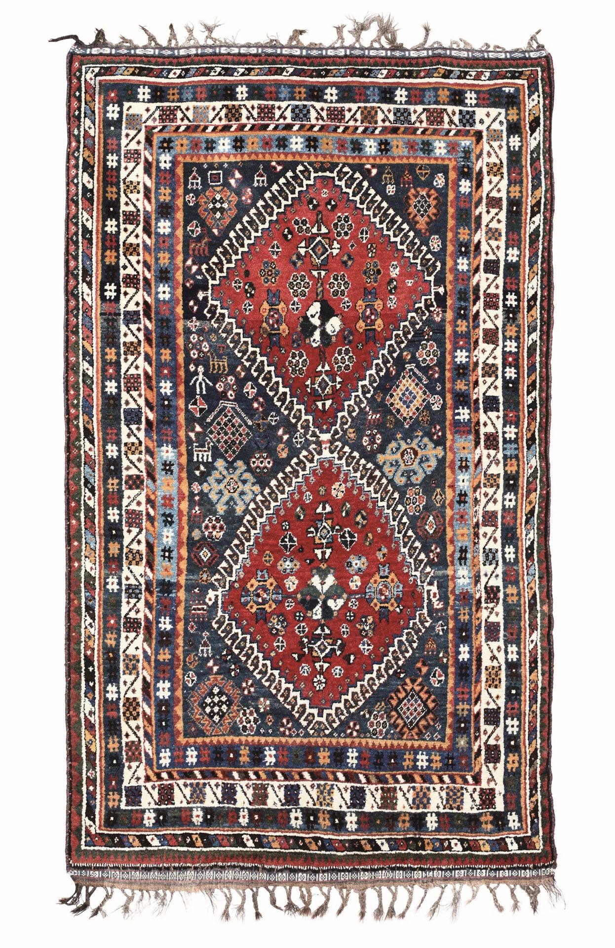 Tappeto Luri, sud Persia inizio XX secolo, - tappeto tribale con colori naturali [...]