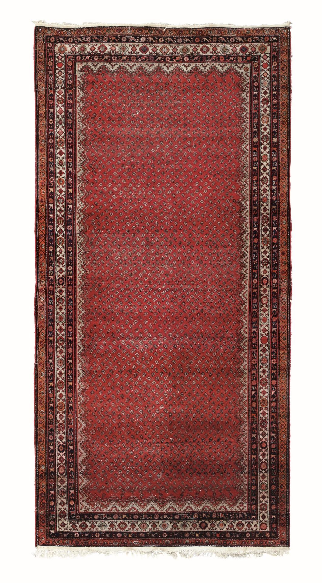 Kelley Ferahan, Persia inizio XX secolo, - campo rosso con piccole bohte, cm380x181 -