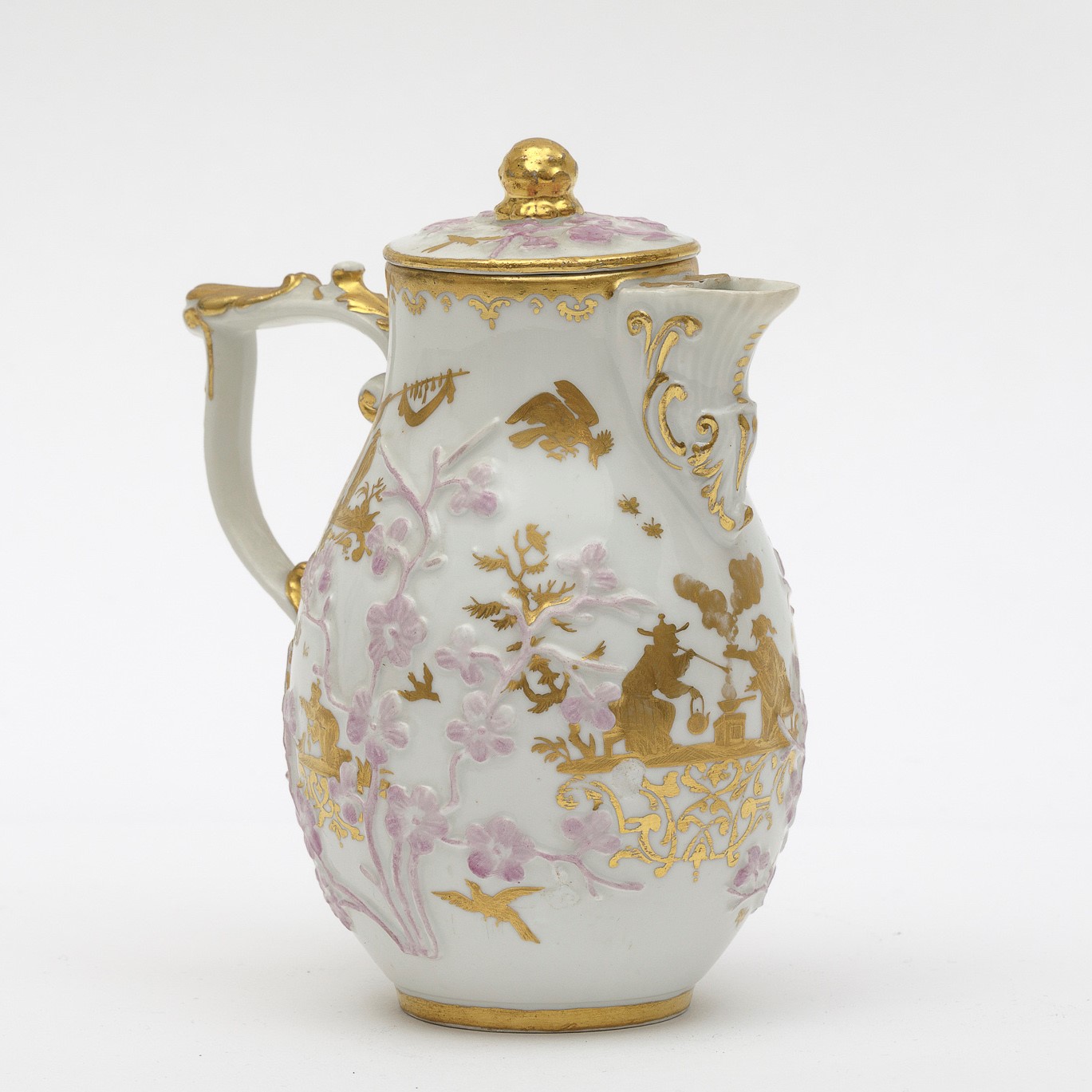 Piccola caffettiera Meissen, 1735 circa (porcellana) Augsburg, Bottega di Abraham [...] - Image 2 of 5