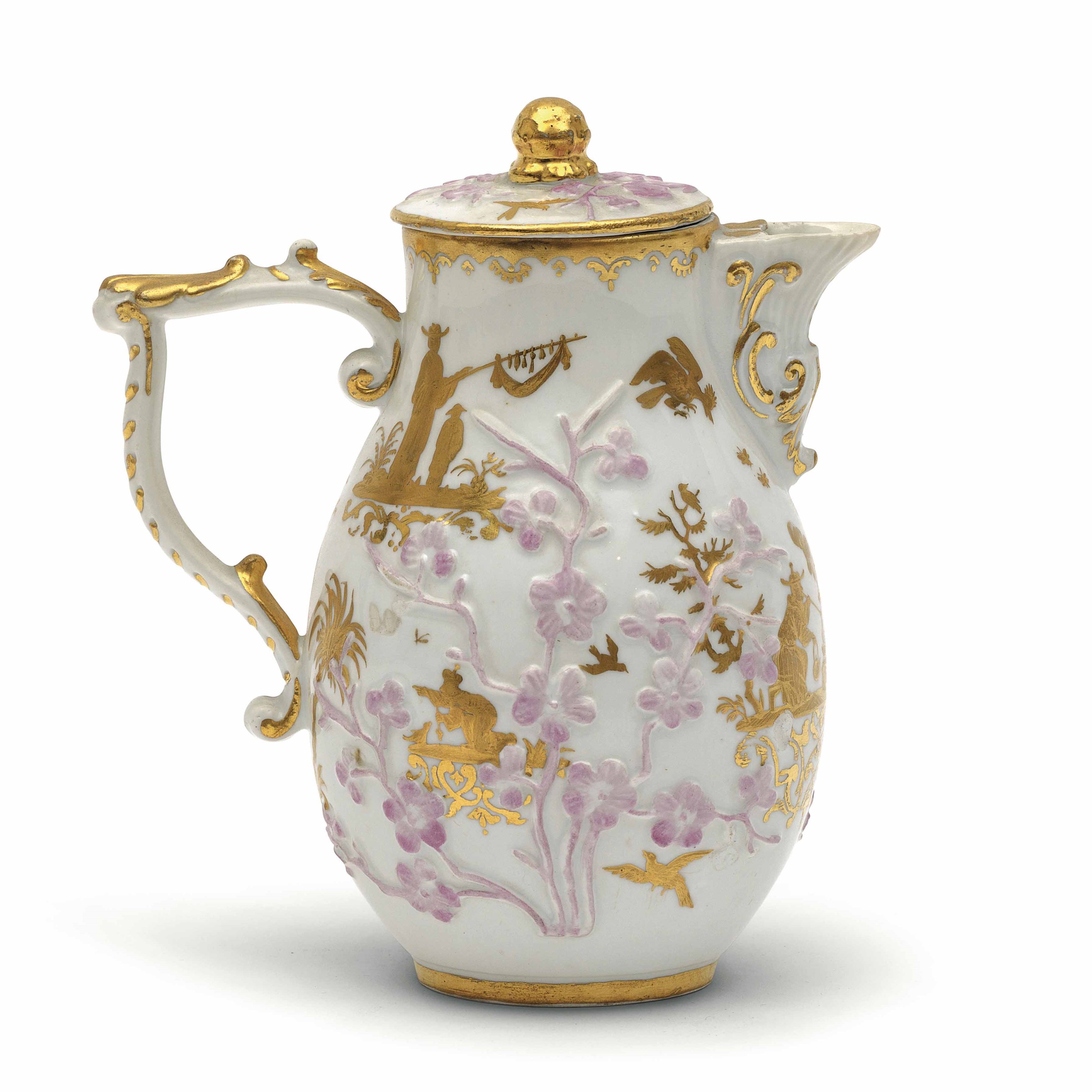 Piccola caffettiera Meissen, 1735 circa (porcellana) Augsburg, Bottega di Abraham [...]