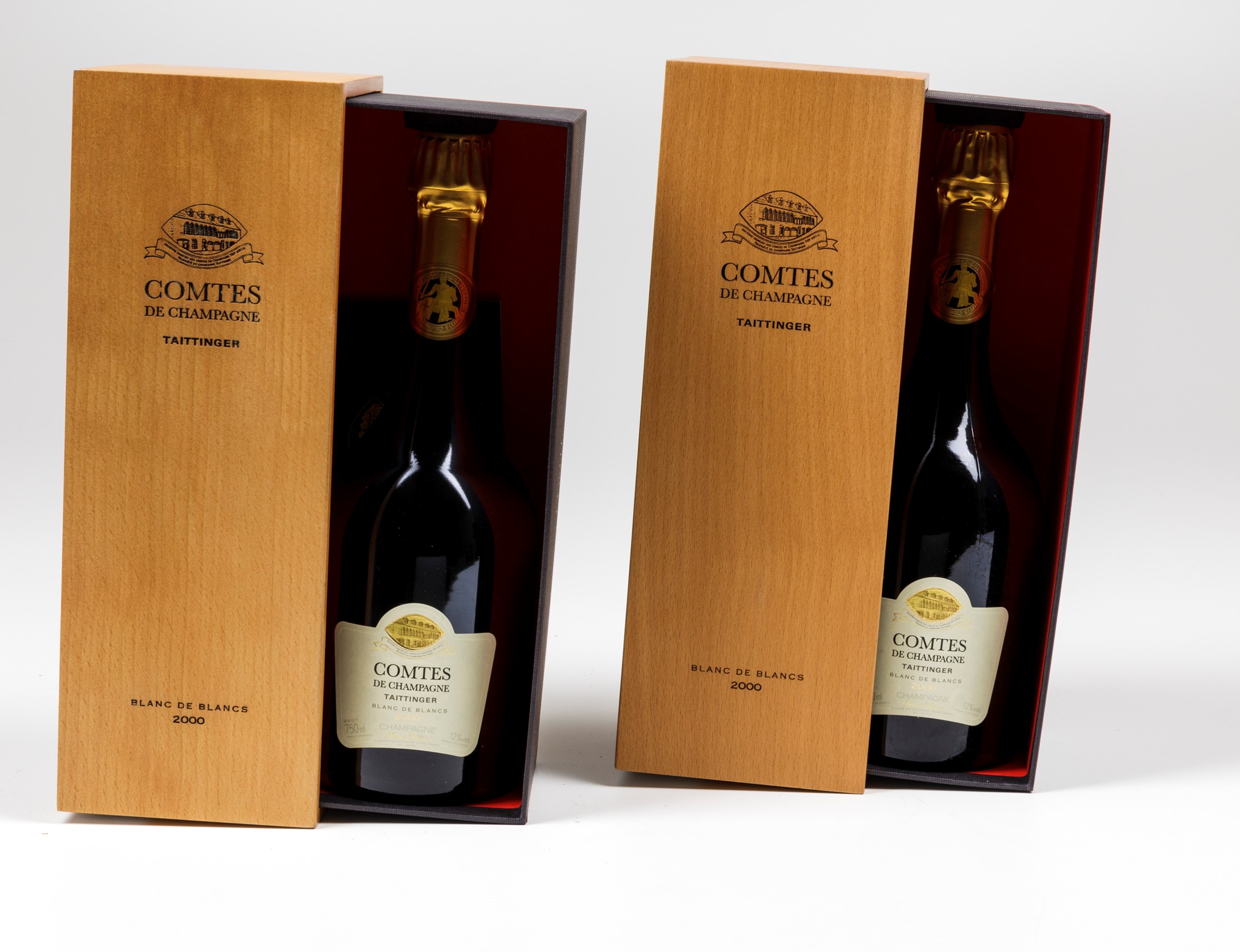 Taittinger, Comtes de Champagne Blanc de Blancs, - (2 Bts) 2000 2 Bts WN OC, [...] - Image 2 of 4