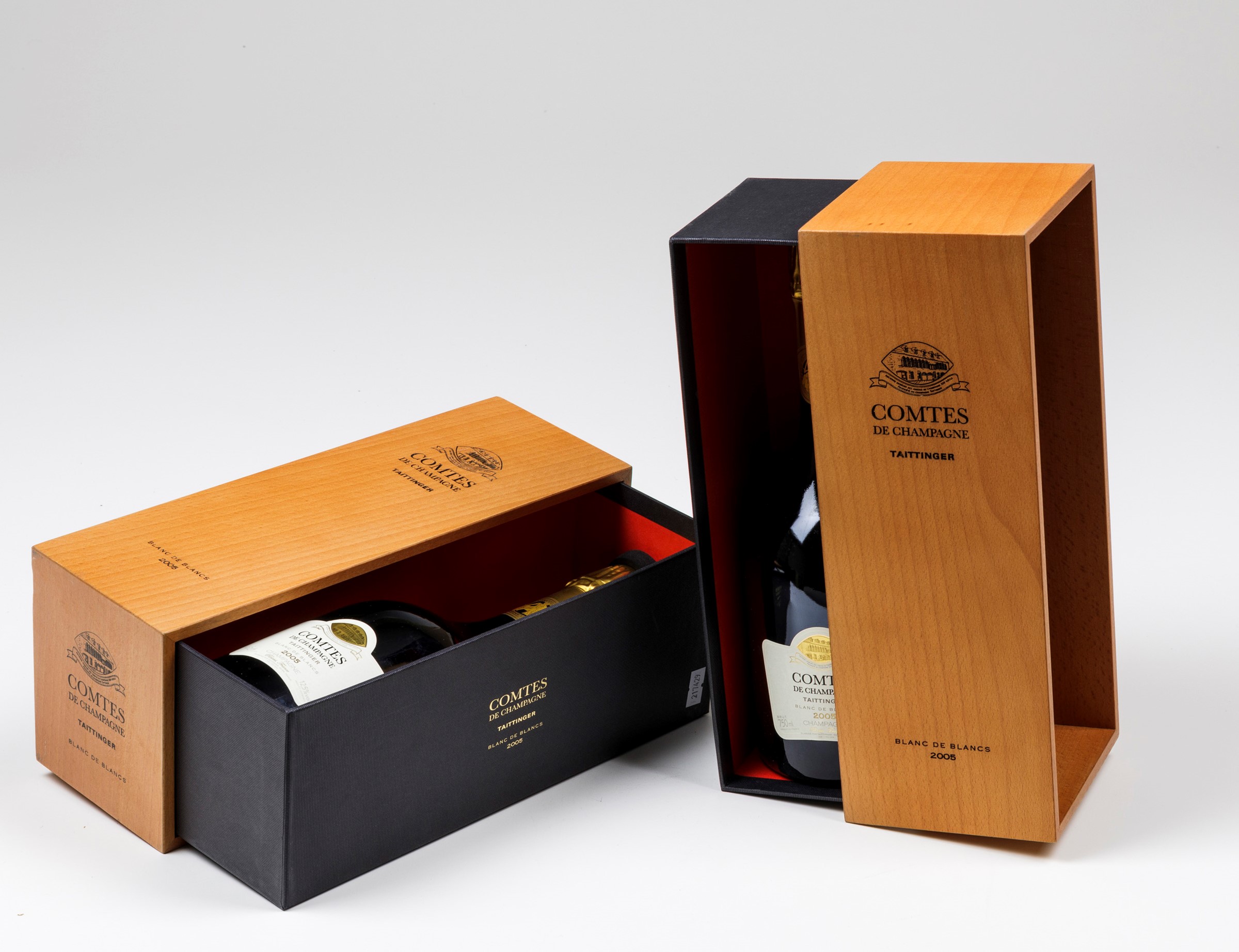 Taittinger, Comtes de Champagne Blanc de Blancs, - (2 Bts) 2005 2 Bts WN OC, [...]