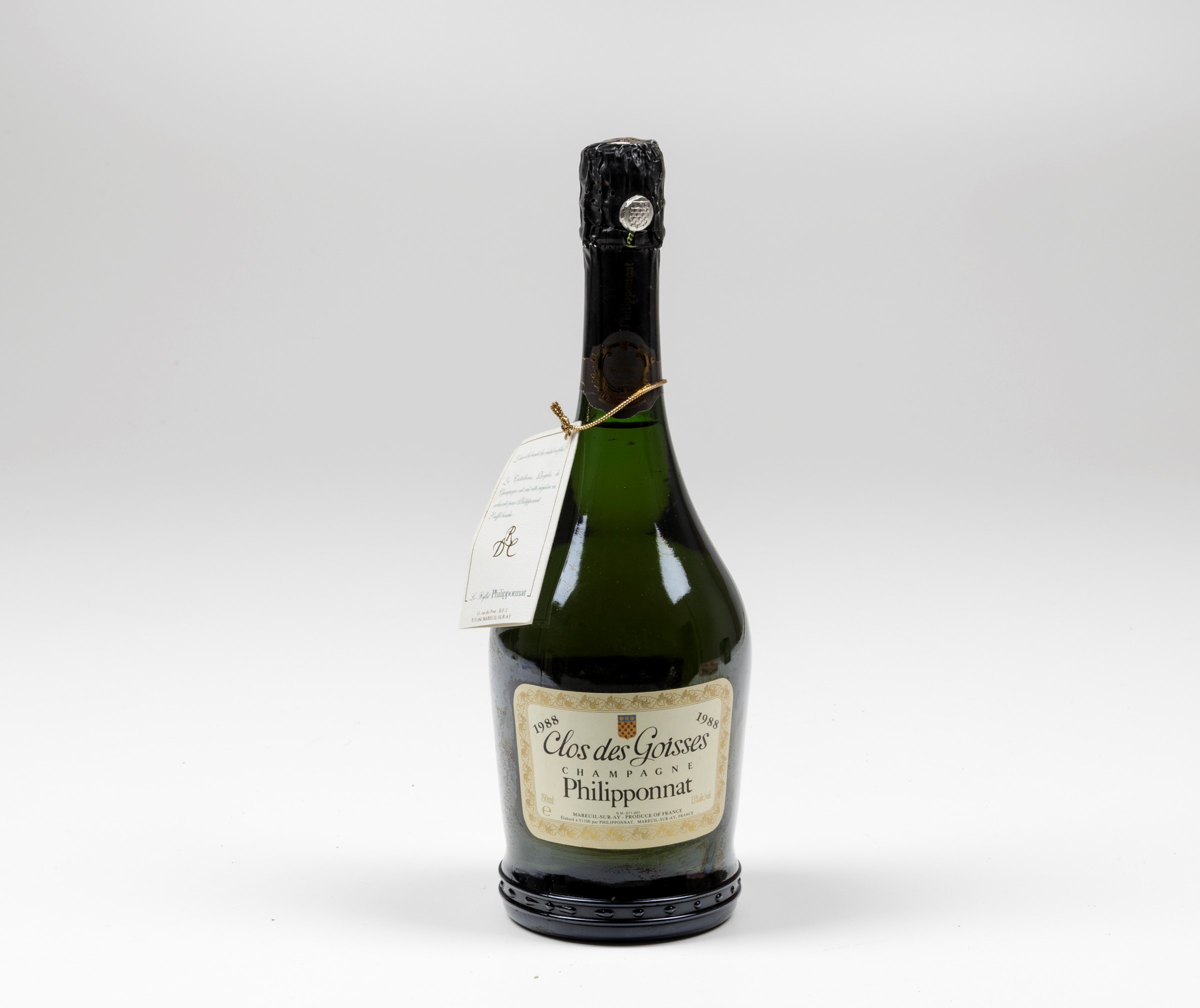 Philipponnat, Champagne Clos de Goisses, - (1 Bt) 1988 1 Bt WN OC, (abrasioni, [...]