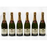 *Taittinger, Champagne, - (6 Bts) 6 Bts WN , (etichette e capsule con segni d'usura [...]