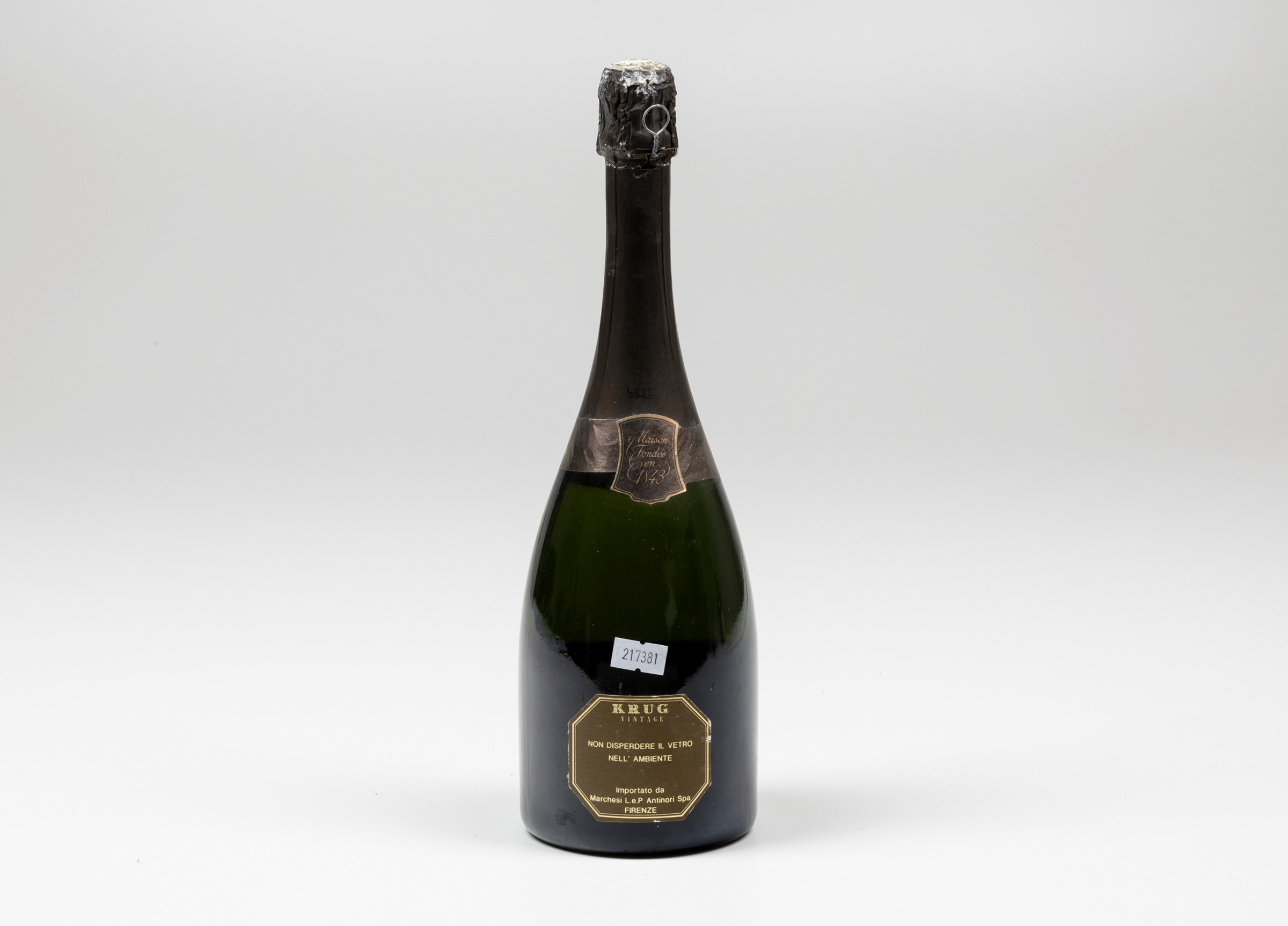 Krug, Champagne, - (1 Bt) 1985 1 Bt BN , (etichetta con segni d'usura del tempo, [...] - Image 2 of 3