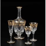 Raro servizio di bicchieri Francia, manifattura Saint Louis, XX secolo, - Cristallo. [...]