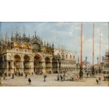 Carlo Grubacs (Venezia 1801-1878), Veduta di Palazzo Ducale e della Basilica dei [...]
