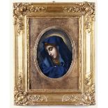 Bartolomeo Mancini (Firenze ? 1630 ca. - Roma 1715), Madonna del dito - olio su rame, [...]
