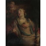 Scuola veneta del XVIII secolo, Santa Caterina d'Alessandria - olio su tela, cm 95x74 -