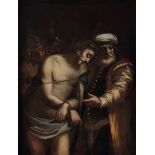 Luca Cambiaso (Moneglia 1527 - Madrid El Escorial 1585), Ecce Homo - olio su tela, cm [...]