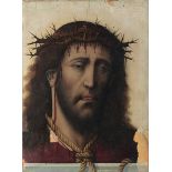 Scuola ispano-fiamminga del XVI secolo, Ecce Homo - olio su tavola, cm 42,5x30,8, [...]