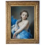 Rosalba Carriera (Venezia 1673-1757), ambito di, Fanciulla con colomba - pastello su [...]